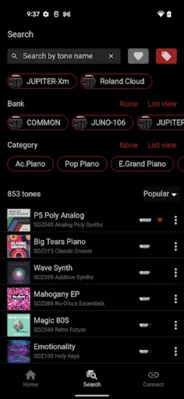 Roland Cloud Connect android App screenshot 1