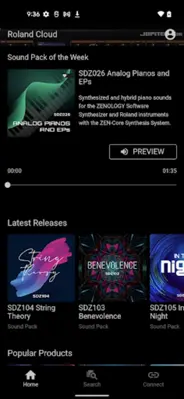 Roland Cloud Connect android App screenshot 2